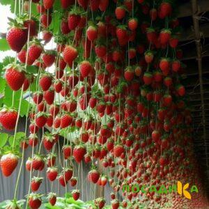 Клубника ампельная Анастасия купить по цене от 370р. в интернет-магазине «Посадика» с доставкой почтой в в Белоярскийе и по всей России – [изображение №1].